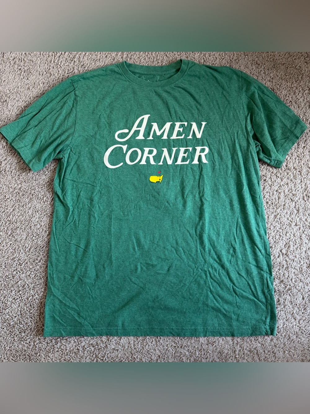 Masters Amen Corner Golf Short Sleeve Tee T Shirt